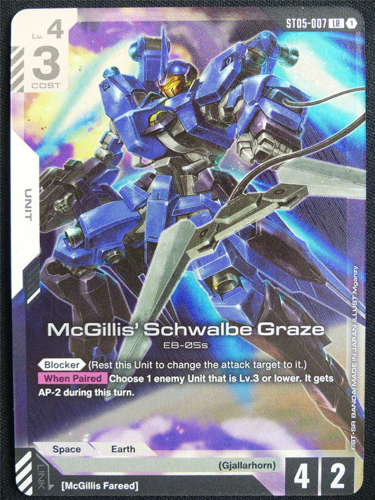 McGIllis' Schwalbe Graze ST05-007 LR - Gundam Card #5PC