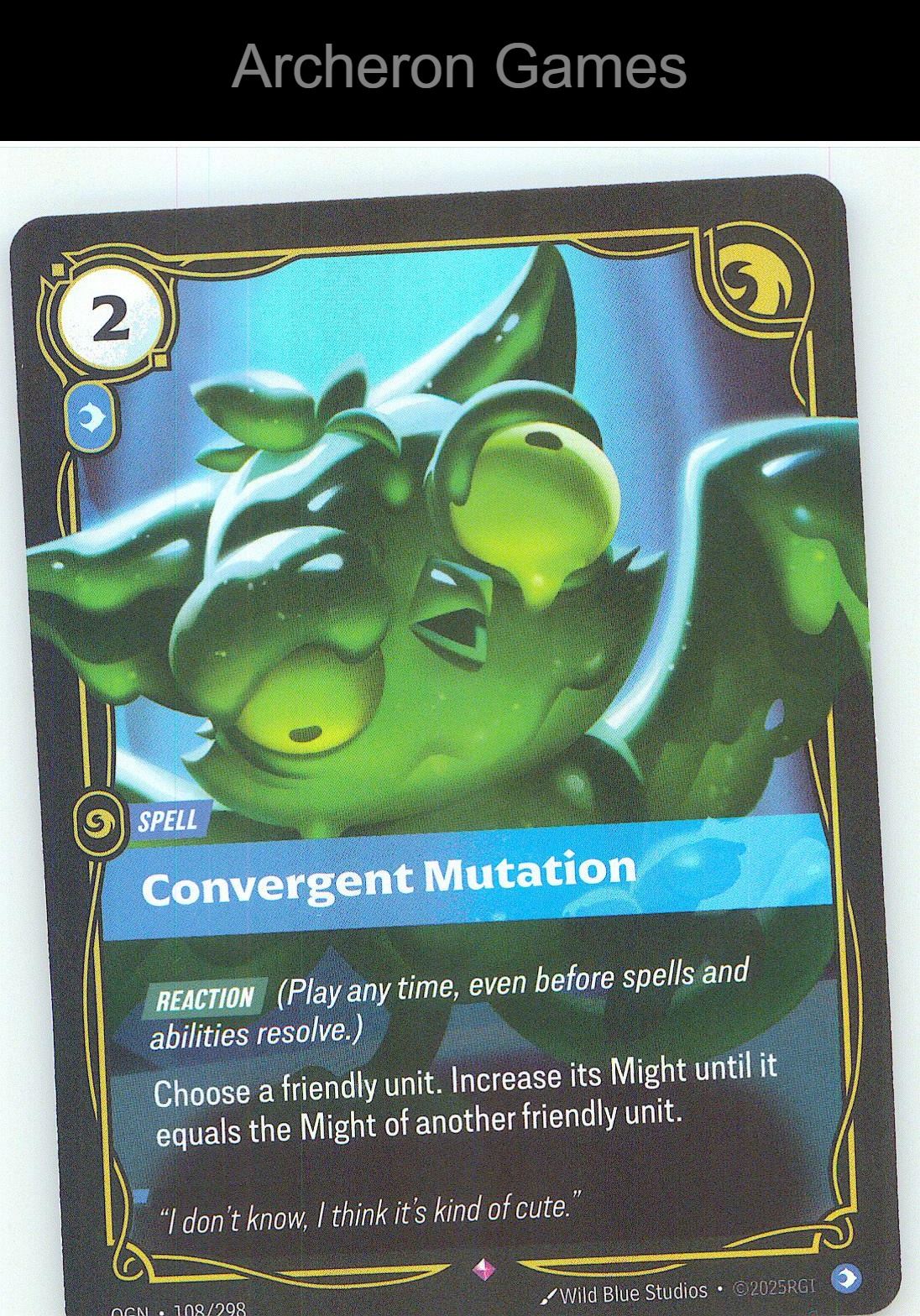 Convergent Mutation OGN 108/298 R Origins Riftbound Card