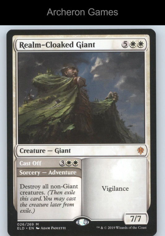 Realm-Cloaked Giant 26 Mythic MTG Card Promo Pack: Throne of Eldraine