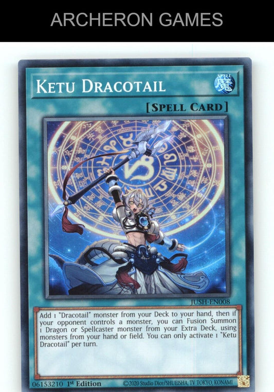 Ketu Dracotail SR YUGIOH Card