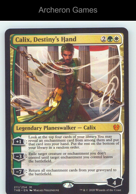 Calix, Destiny's Hand THB 211 Mythic MTG Card NM/EX+