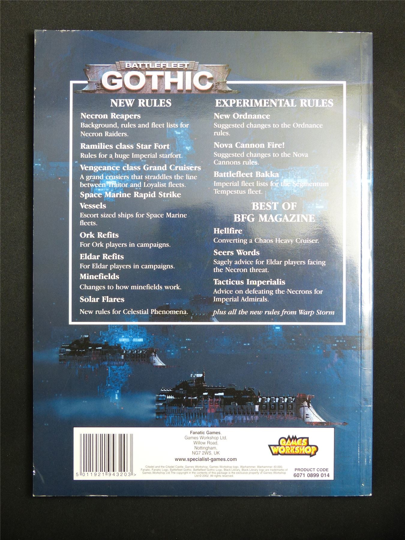 Battlefleet Gothic: 2002 Annual Softback - Warhammer #1GS