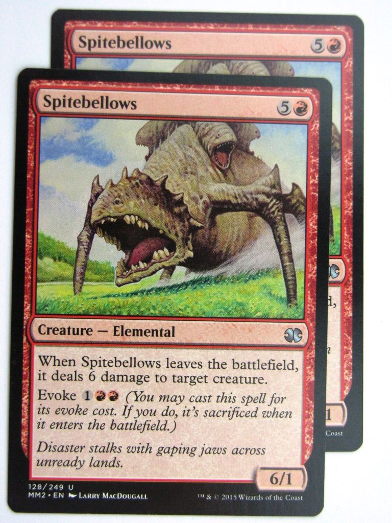 MTG MODERN MASTERS TWO: SPITEBELLOWS x2 # 28B10
