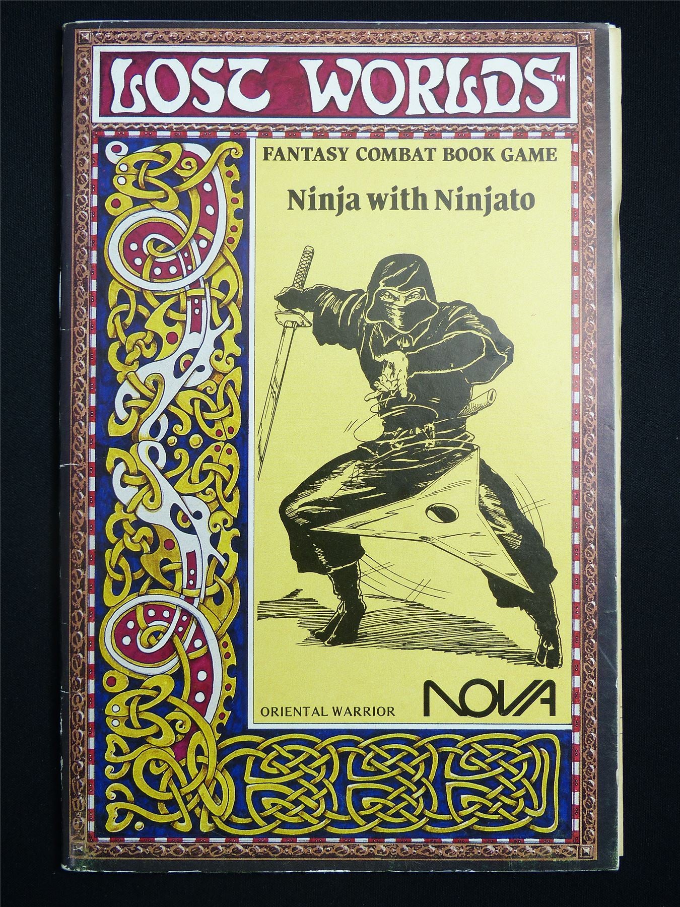 Lost Worlds Fantasy Combat Book: Ninja With Ninjato - Booklet #2TM