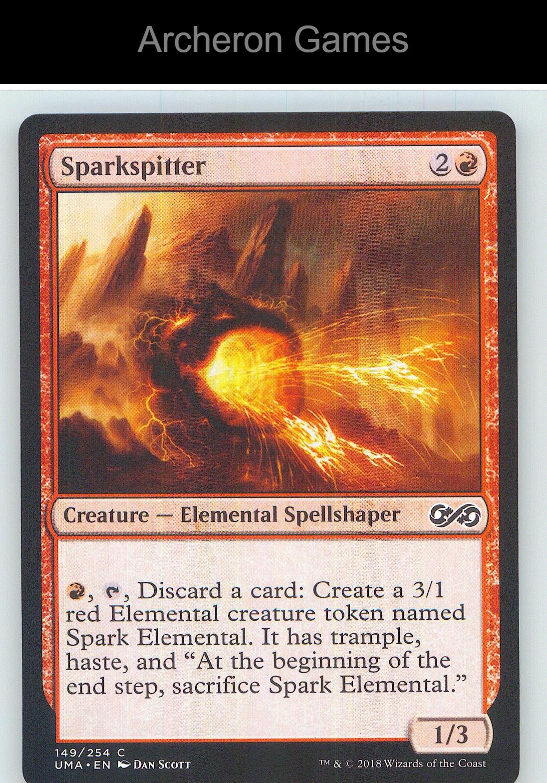 Sparkspitter UMA 149 C MTG Card NM/EX+