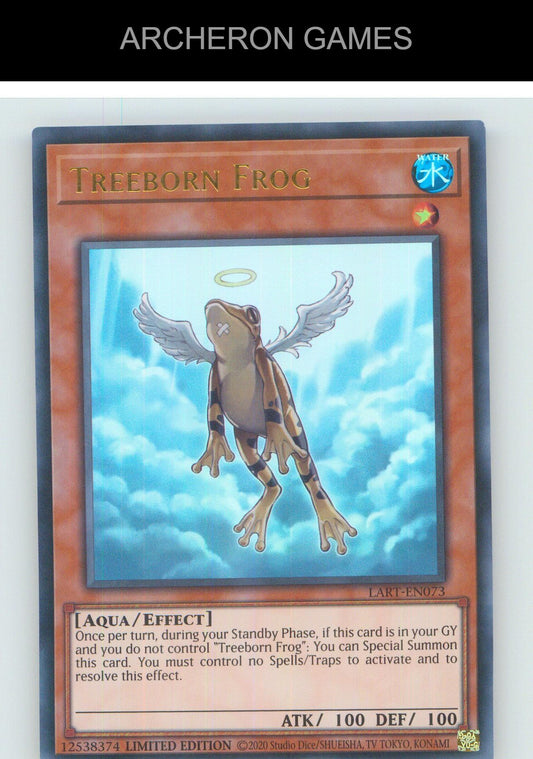 Treeborn Frog UR YUGIOH Card Limited