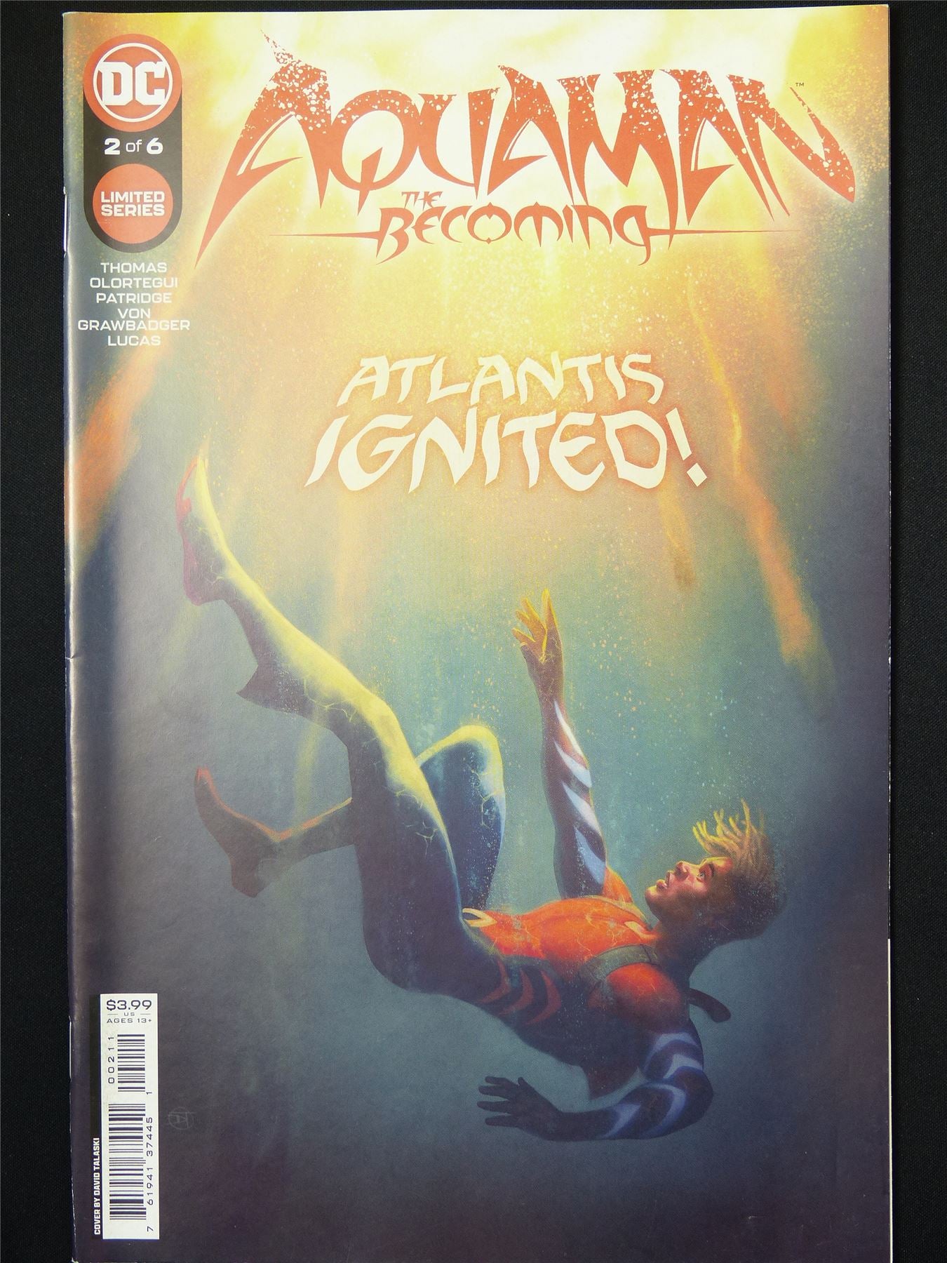 AQUAMAN: The Becoming #2 - B&B DC Comic #7LJ