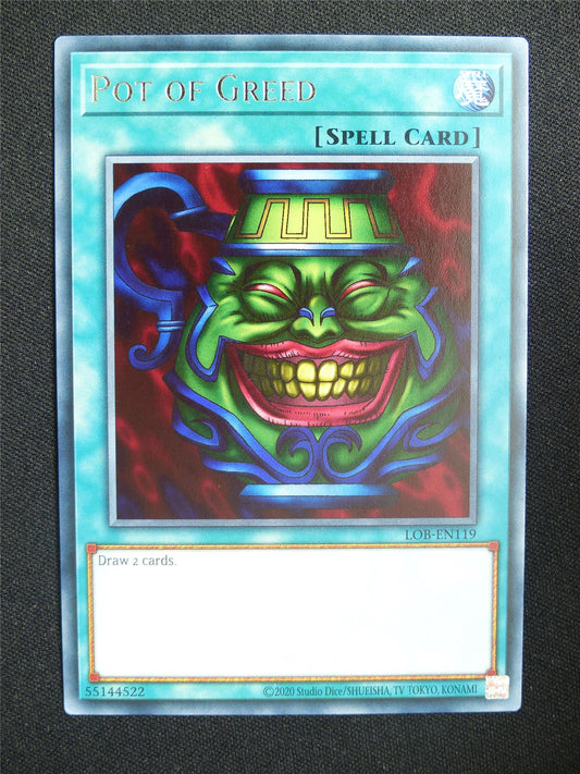 Pot of Greed LOB Rare - Yugioh Card #18M