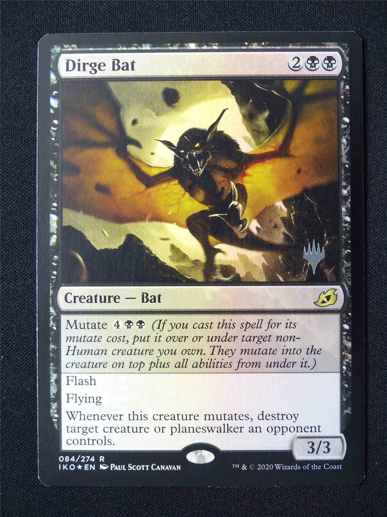 Dirge Bat Foil promo stamped - IKO - Mtg Card #3DW