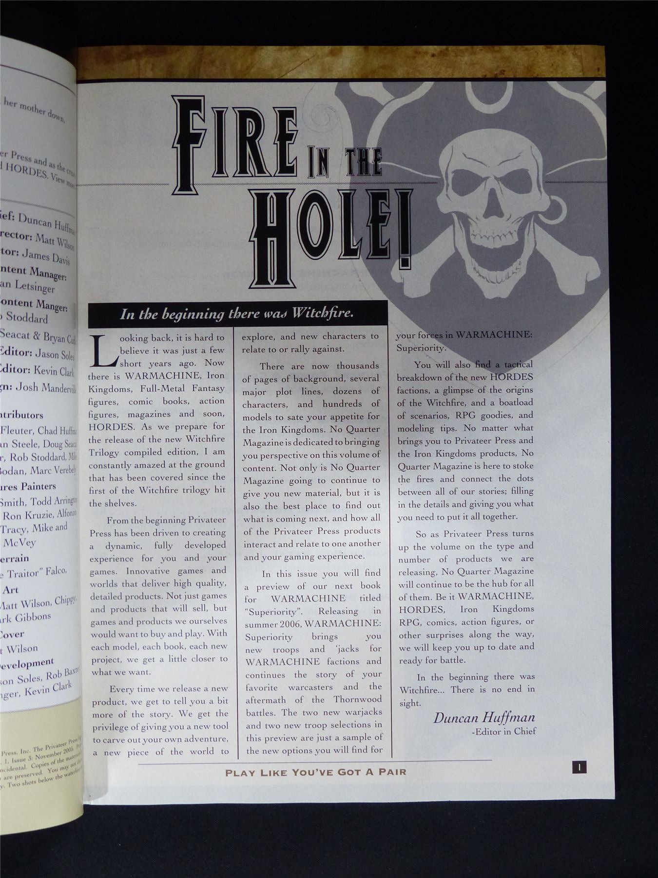 No Quarter Magazine #3 - Privateer Press