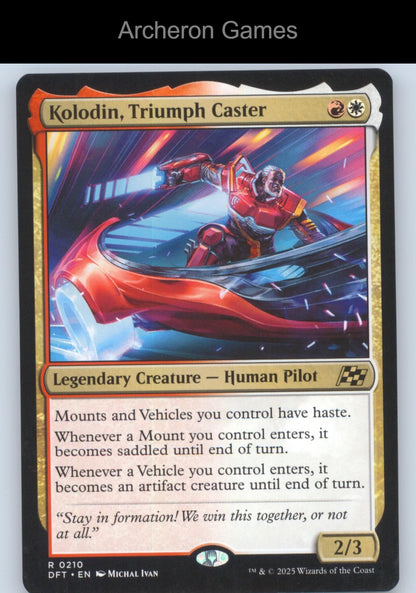 Kolodin, Triumph Caster 210 R MTG Card Aetherdrift