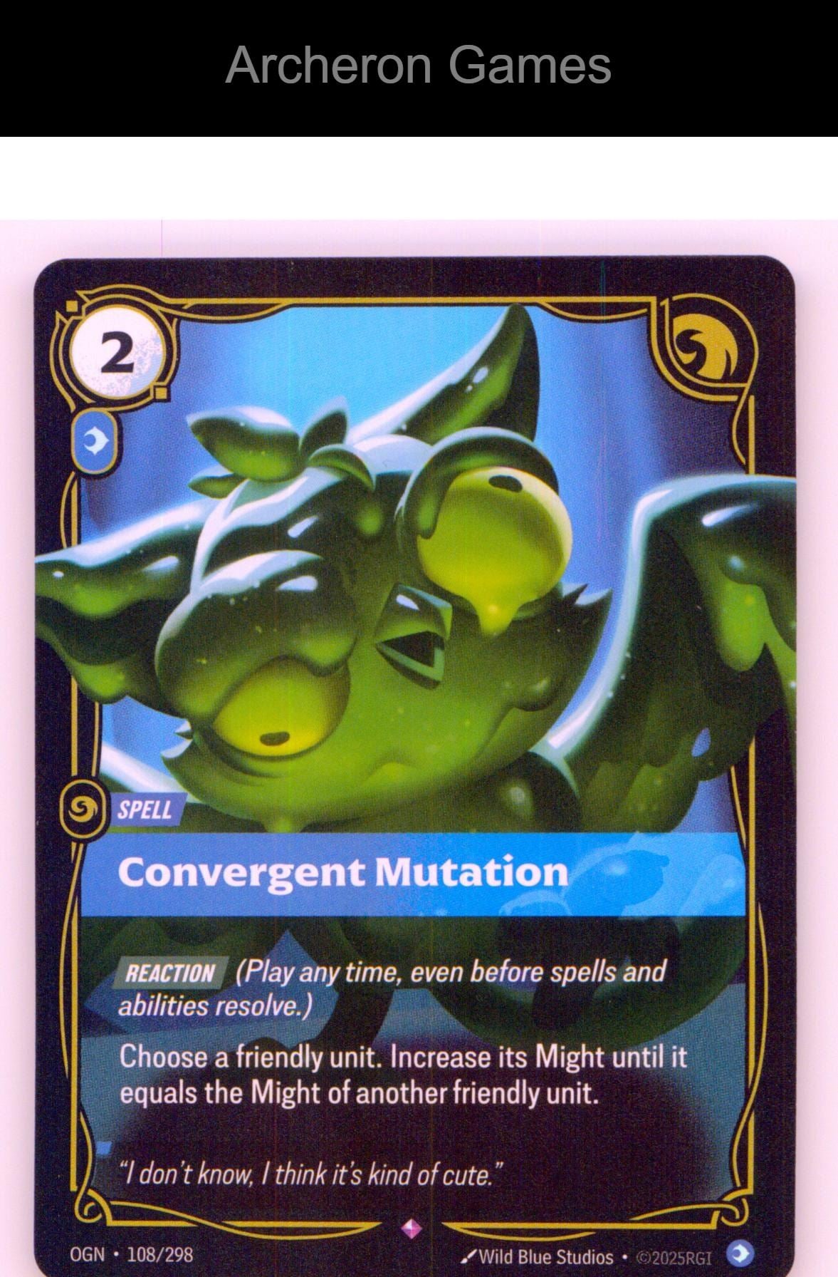 Convergent Mutation OGN 108/298 R Origins Riftbound Card