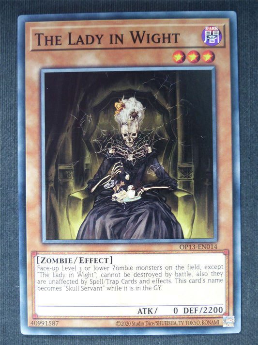 The Lady in Wight OP13 - Yugioh Card #2NG