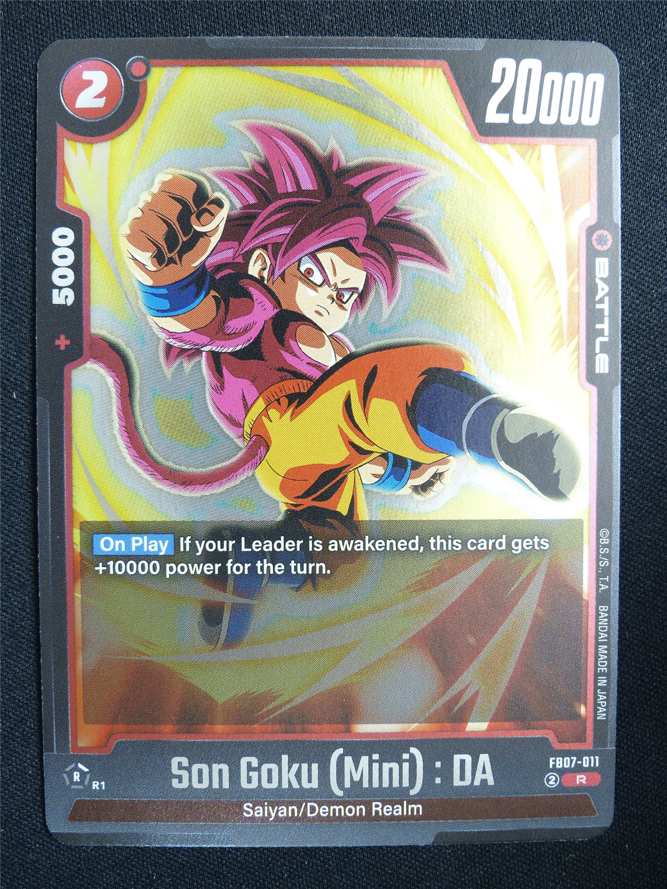 Son Goku Mini : DA FB07-011 Foil - Dragon Ball Super Card #17Q