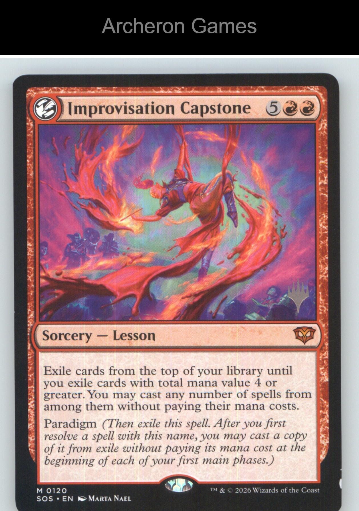 Improvisation Capstone SOS 120 Mythic MTG Card NM/EX+