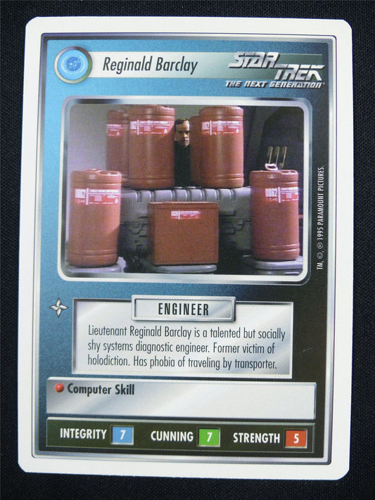 Reginald Barclays - The Next Generation - Star Trek Card #19F