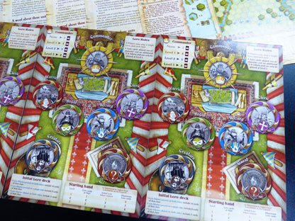 Battlelore 1st edition Game - Includes Call to Arms & Epic Expansions - Boardgame #36D