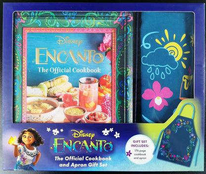 Disney Encanto The Official Cookbook & Apron Gift Set - Cookbook Hardback #4IJ