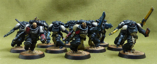 Assault Intercessor Squad painted - Space Marines - Warhammer 40K #5BO