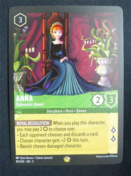 Anna Diplomatic Queen 85/204 - Lorcana Card #180
