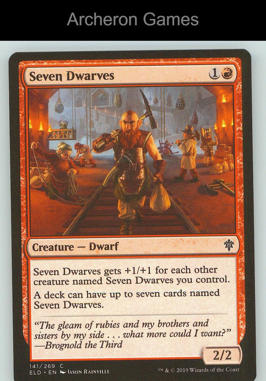 Seven Dwarves ELD 141 C MTG Card NM/EX+