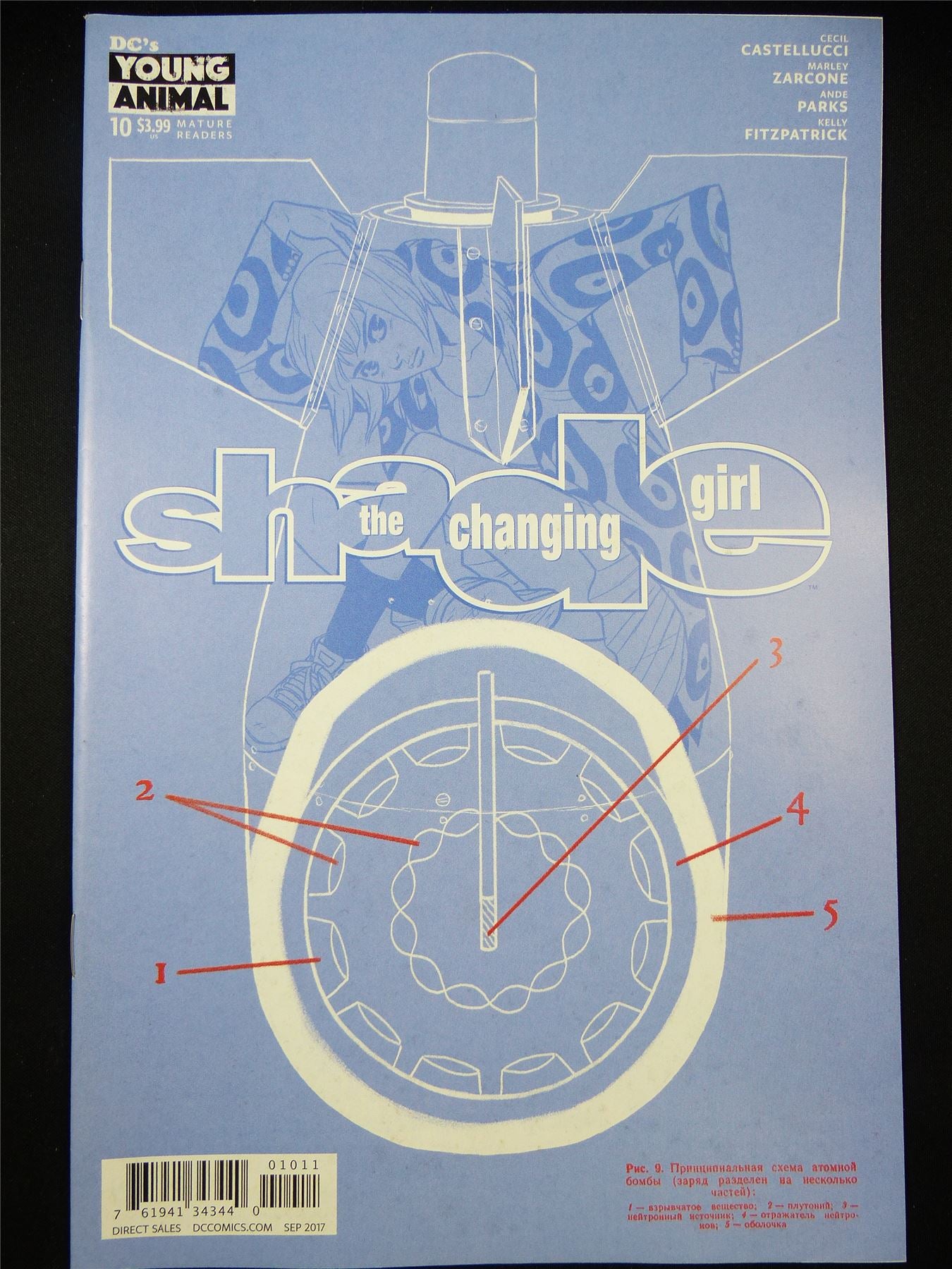 SHADE The Changing Girl #10 - DC Comic #3AF