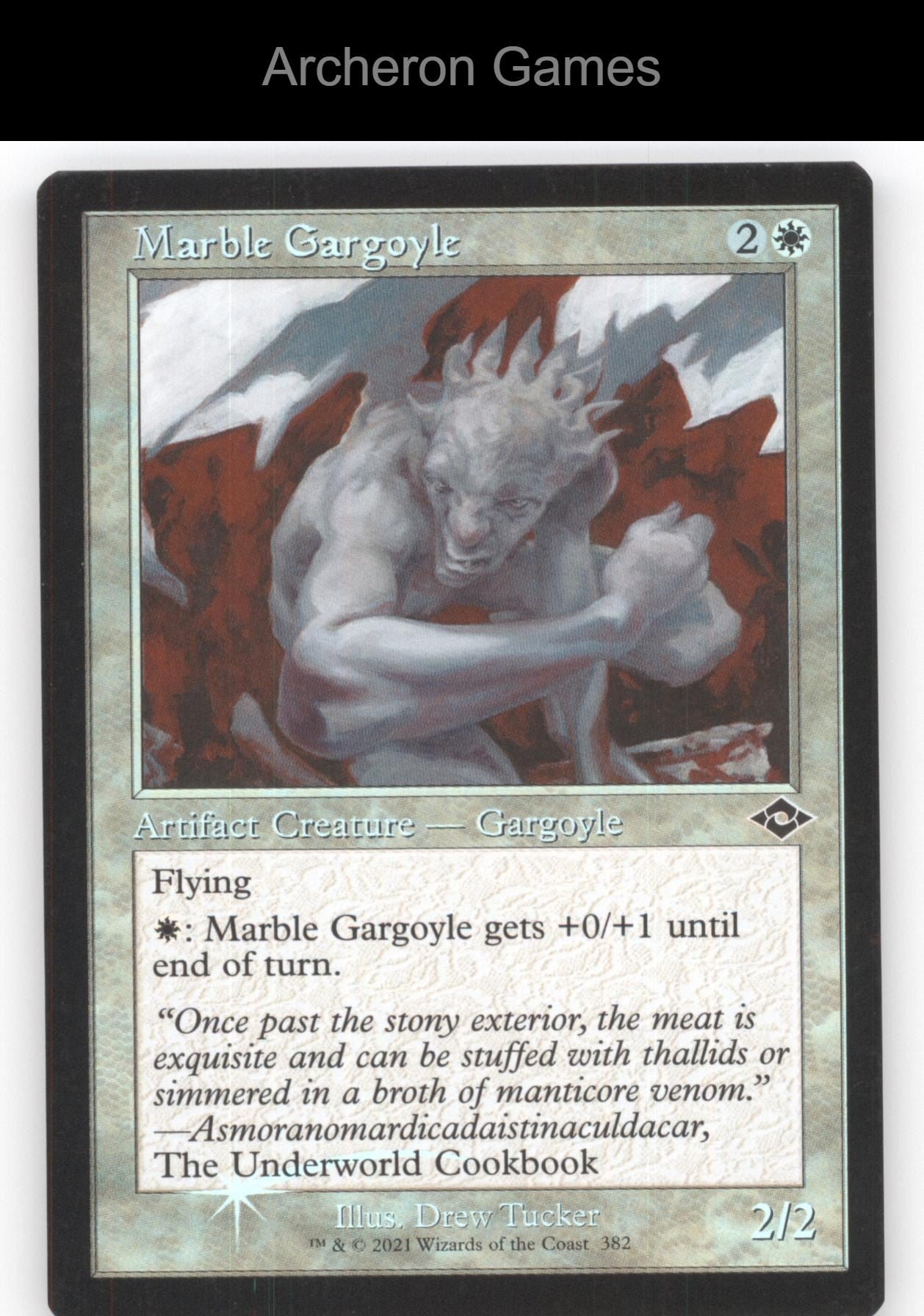 Marble Gargoyle (Retro Frame) 382 C MTG Card Modern Horizons 2