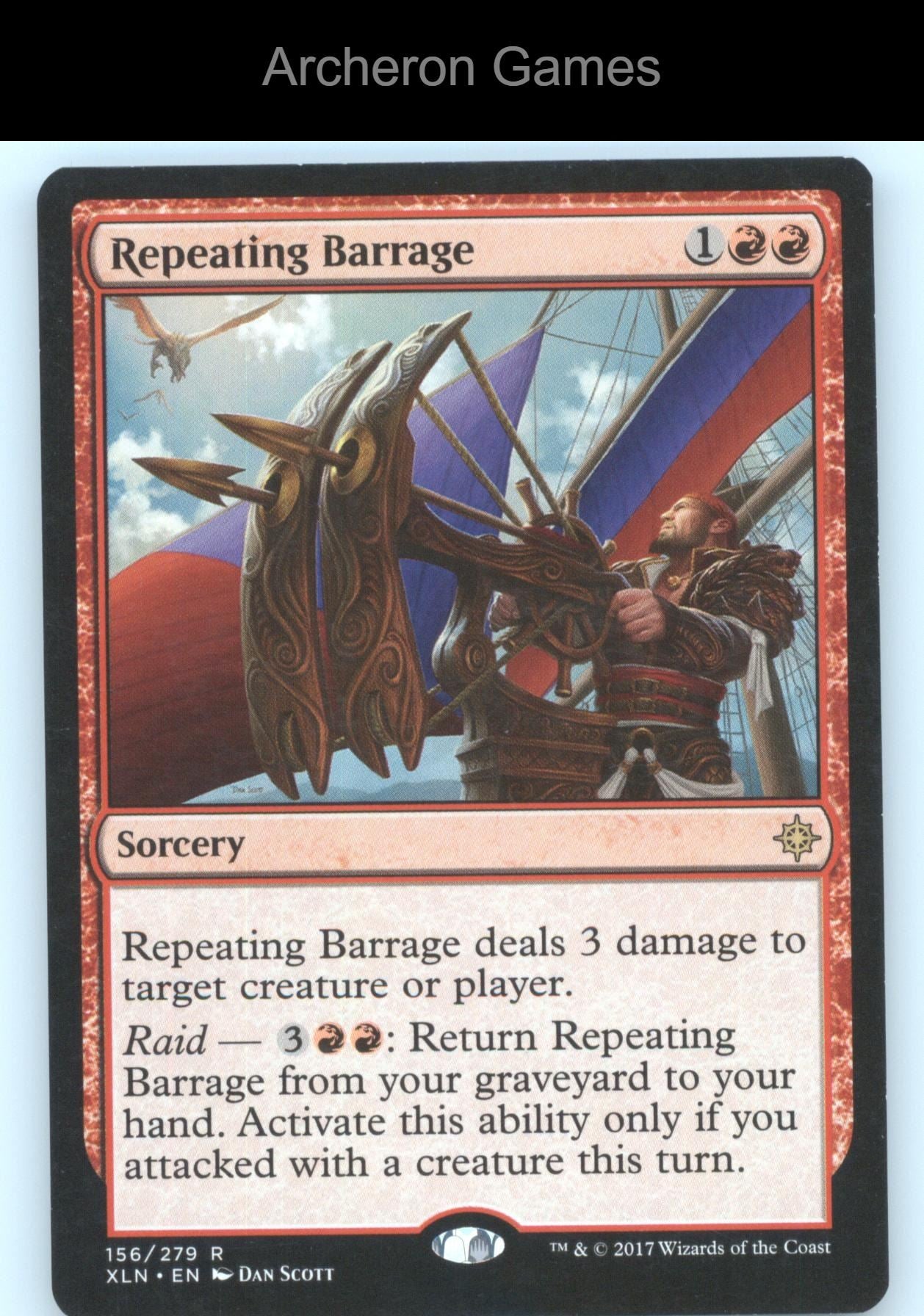 Repeating Barrage 156 R MTG Card Ixalan