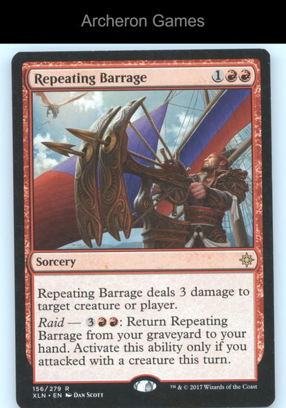 Repeating Barrage 156 R MTG Card Ixalan