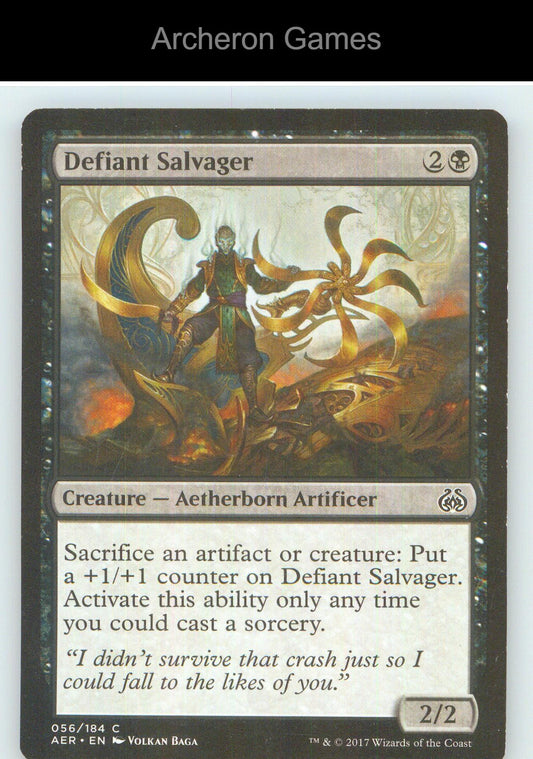 Defiant Salvager AER 56 C MTG Card NM/EX+