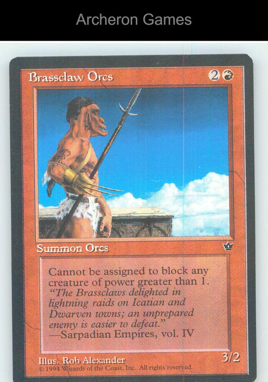 Brassclaw Orcs (Alexander) (Pike) FEM C MTG Card NM/EX+
