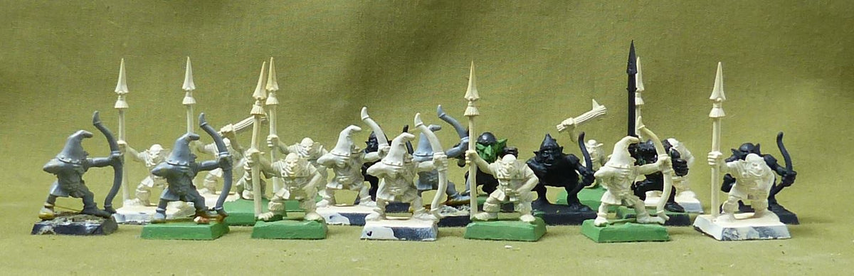 Classic Goblin Spearmen - Orcs & Goblins - Warhamer Fantasy #4WZ