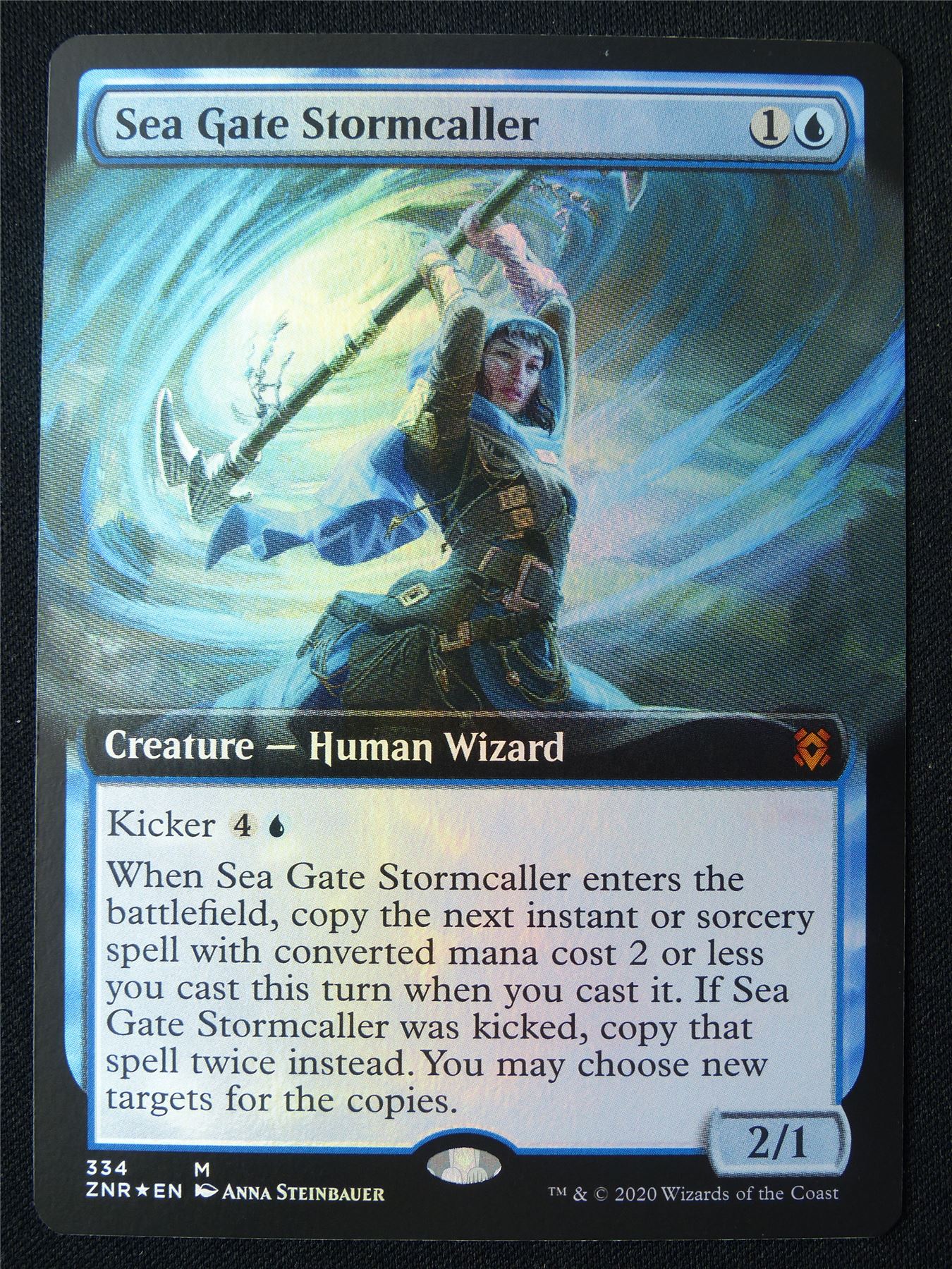 Sea Gate Stormcaller Extended Foil - ZNR - Mtg Card #2CZ