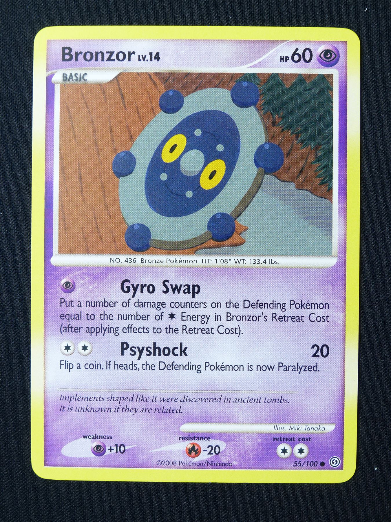 Bronzor 55/100 - Pokemon Card #6O6