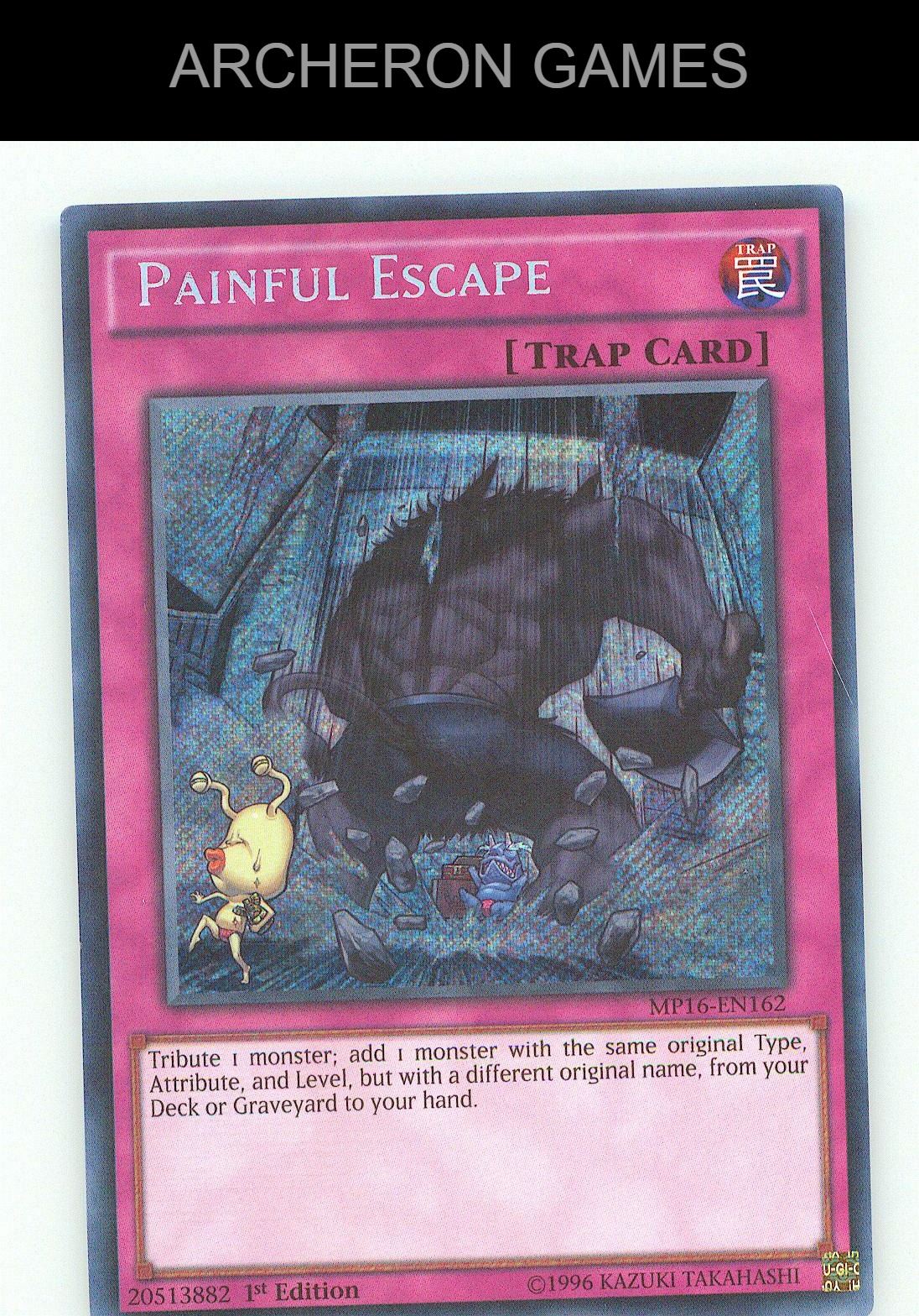 Painful Escape SEC YUGIOH Card Unlimited