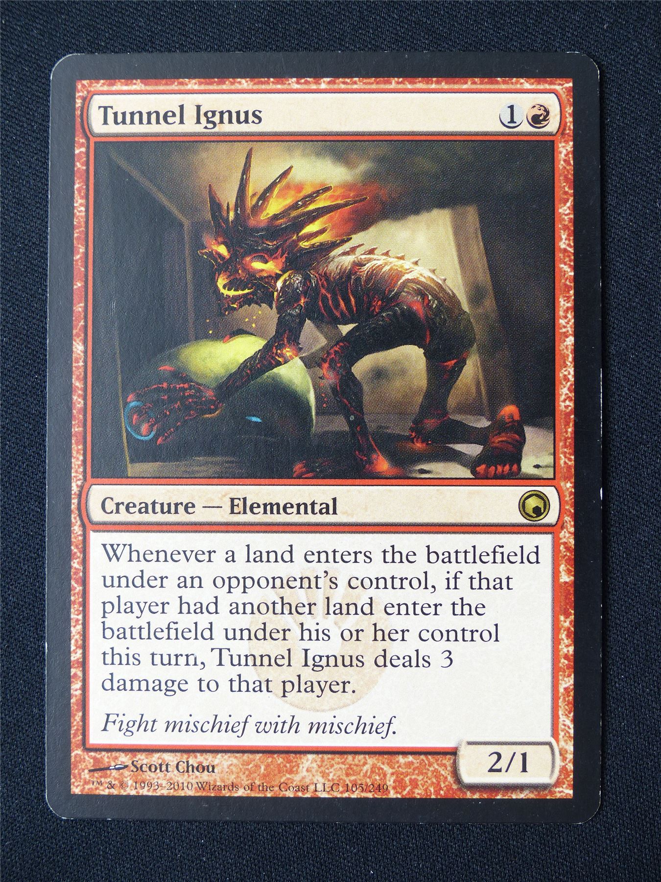 Tunnel Ignus - SOM - Mtg Card #940