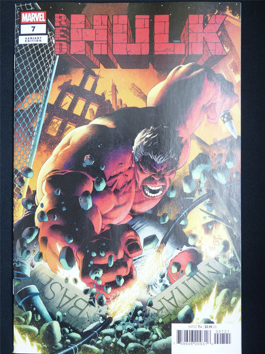 Red HULK #7 Variant - Oct 2025 Marvel Comic #2NK