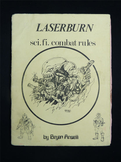 Laserburn Sci-Fi Combat Rules by bryan Ansell - Roleplay Ruleset Booklet #2WH