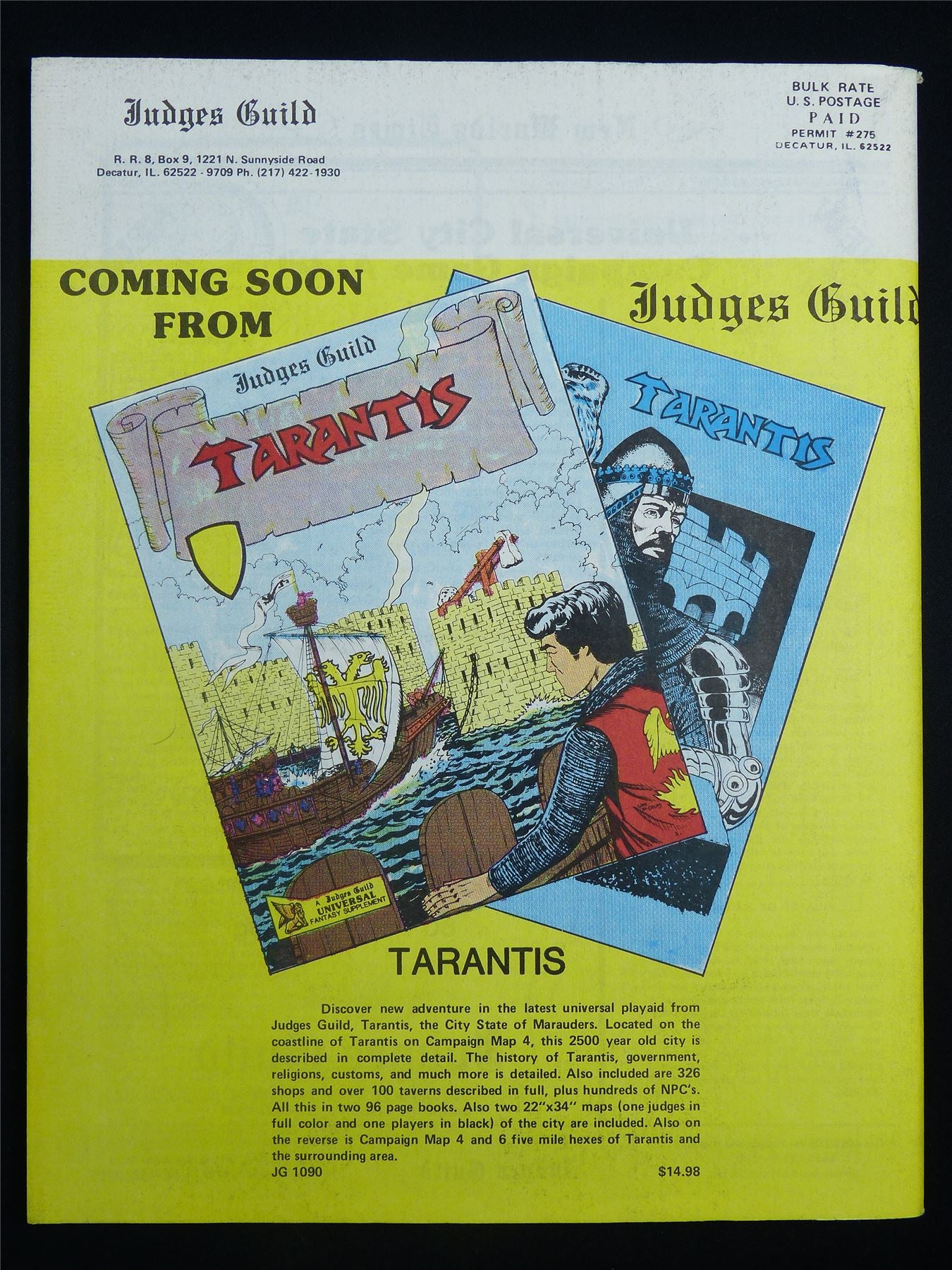 Pegasus: Murder at the Ruptured Troll -  Judges Guild Publications Booklet #2SU