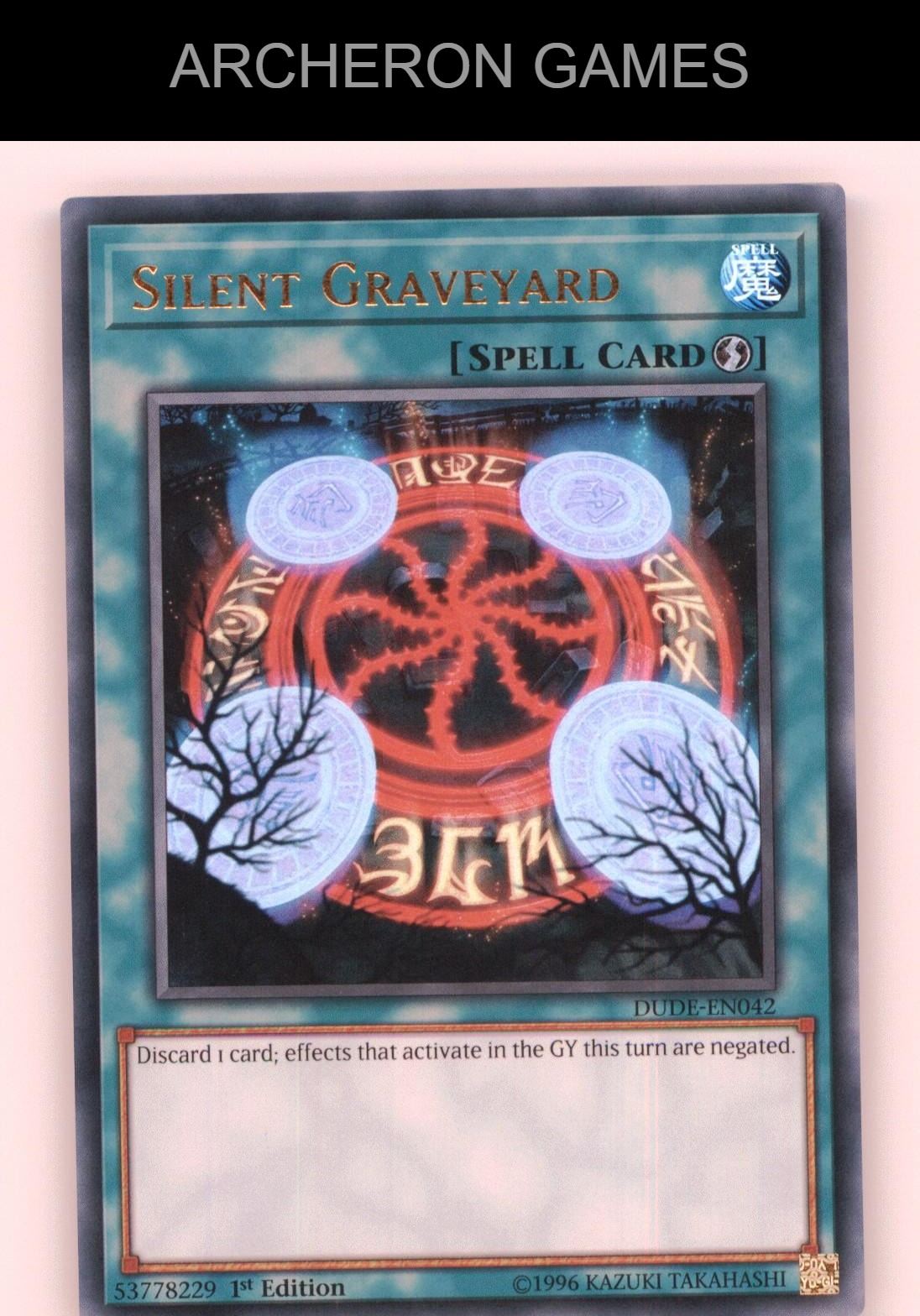 Silent Graveyard Ultra Rare YUGIOH Card