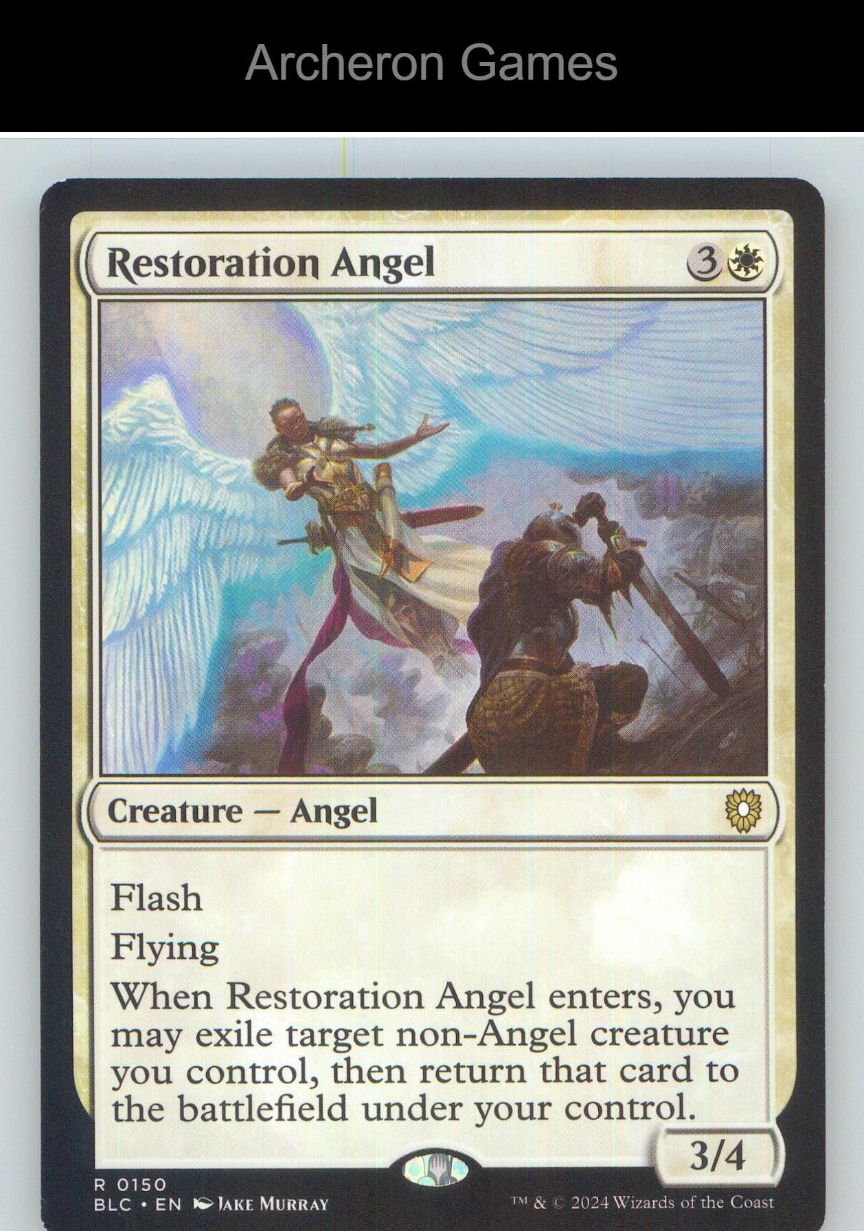 Restoration Angel BLC 150 R MTG Card NM/EX+