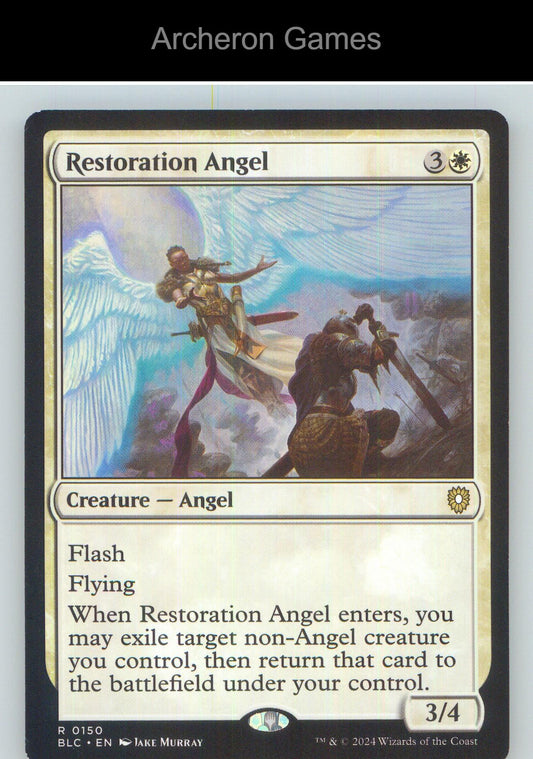 Restoration Angel BLC 150 R MTG Card NM/EX+