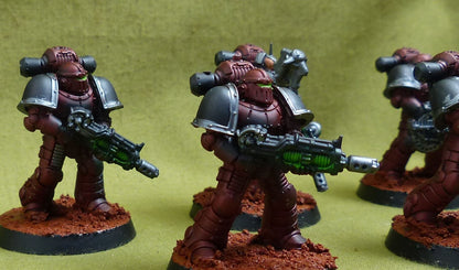 MKII Tactical Squad with upgrades set of 5 - Adepta Astartes - Warhammer HH #528