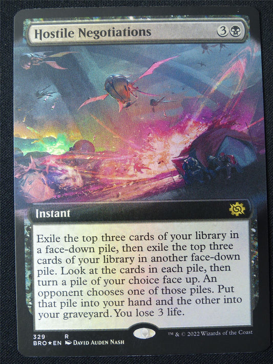 hostile Negotiations Extended Foil - BRO - Mtg Card #248