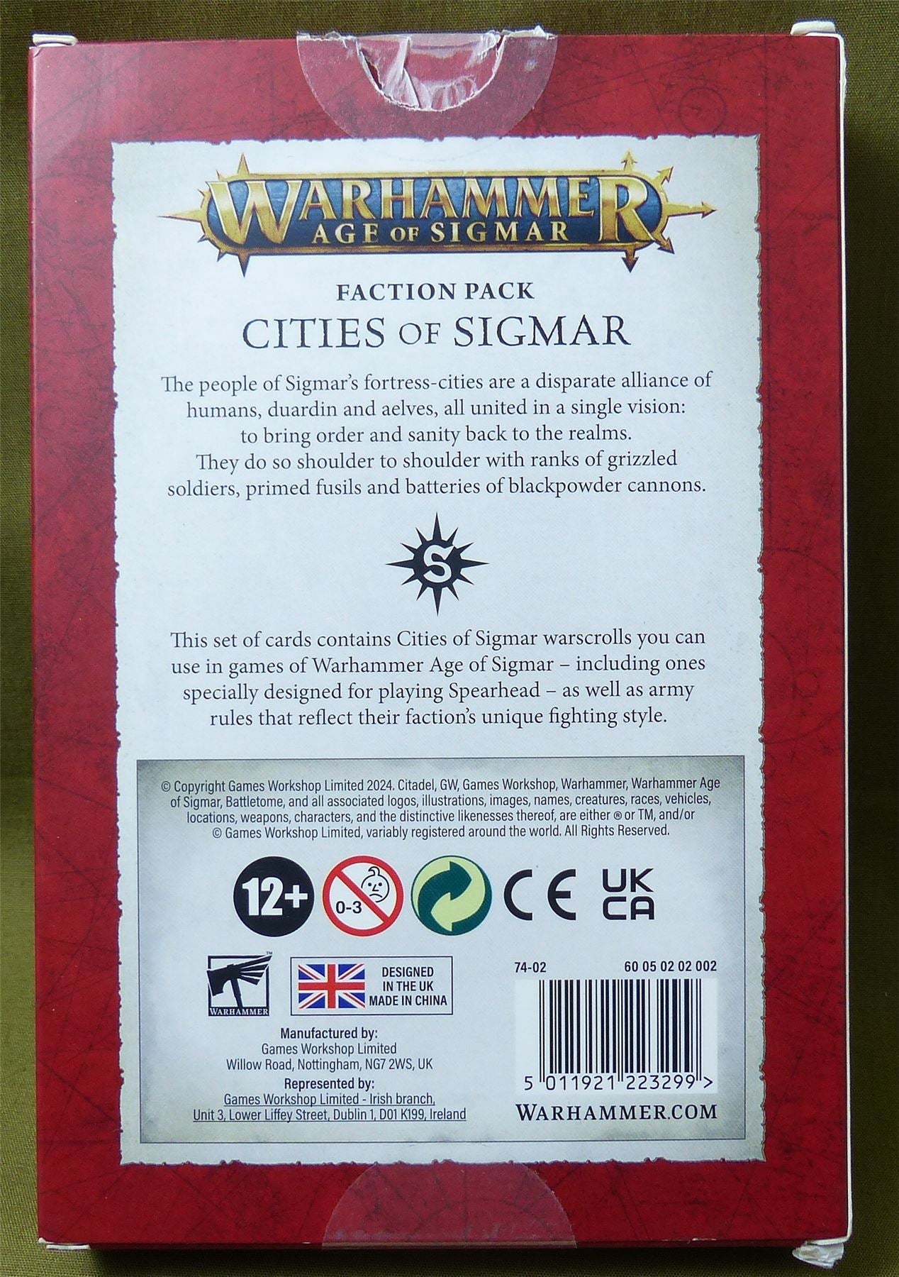 Cities of Sigmar - Faction Pack - Warhammer AoS #5OD