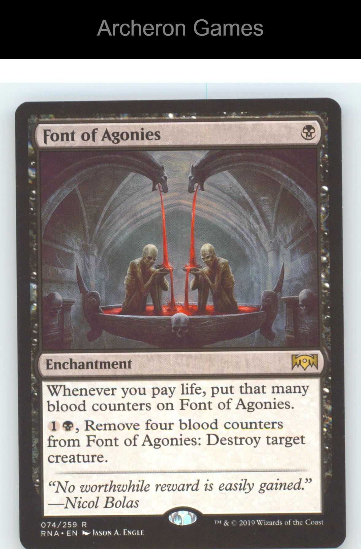 Font of Agonies RNA 74 R MTG Card Ravnica Allegiance