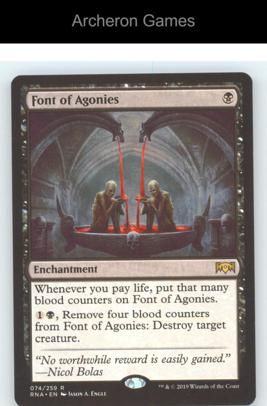 Font of Agonies RNA 74 R MTG Card Ravnica Allegiance