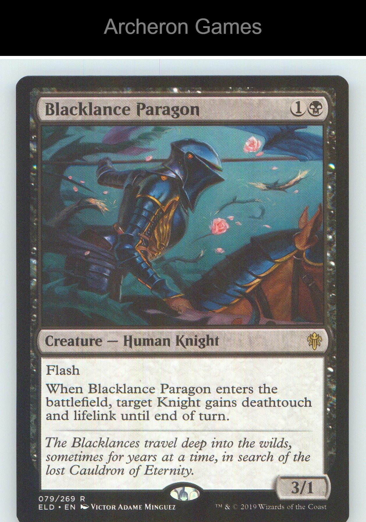 Blacklance Paragon ELD 79 R MTG Card NM/EX+