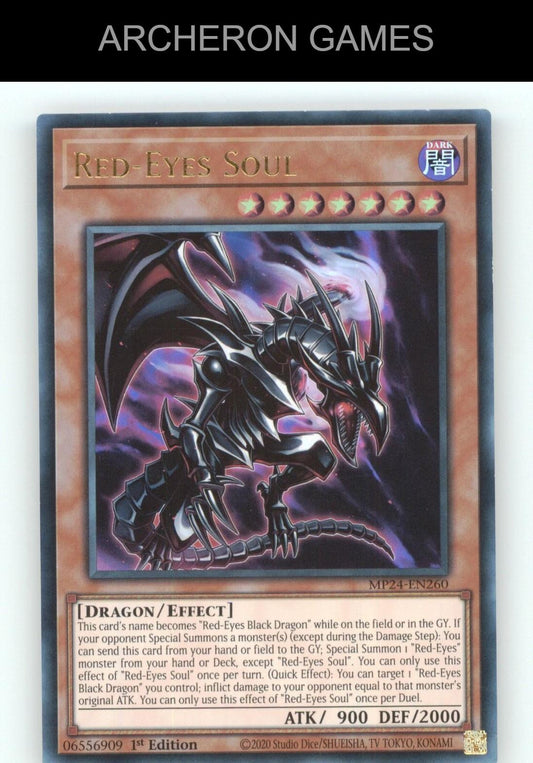 Red-Eyes Soul Ultra Rare YUGIOH Card