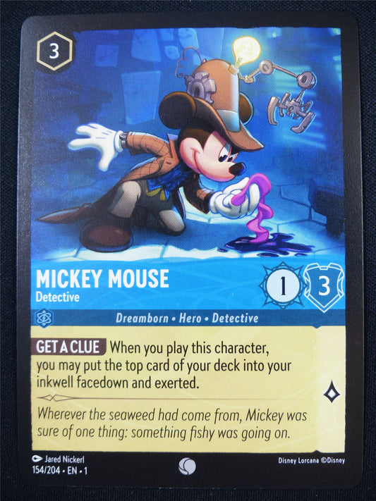 Mickey Mouse Detective 154/204 - Lorcana Card #4P4